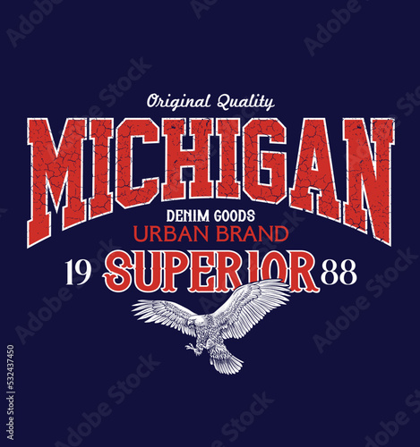 Retro college varsity typography california slogan print, vector illustration, for t-shirt graphic.