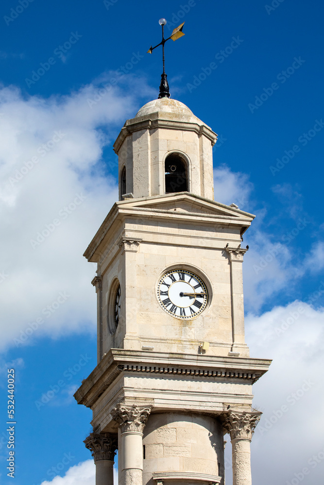 Clock Tower in Herne Bay in Kent, UK