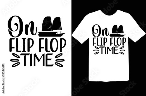 On flip flop time svg design