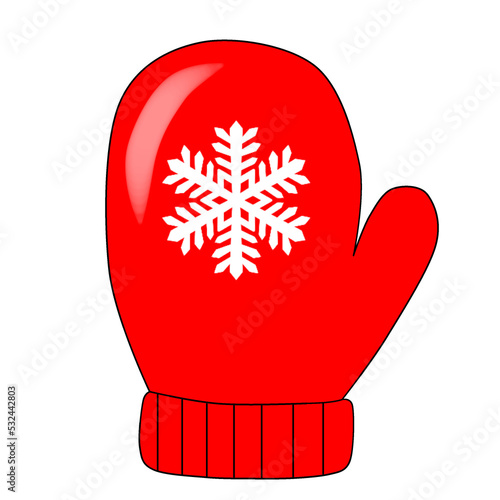 mittens hand drawing set of three pairs winter time heat preservation