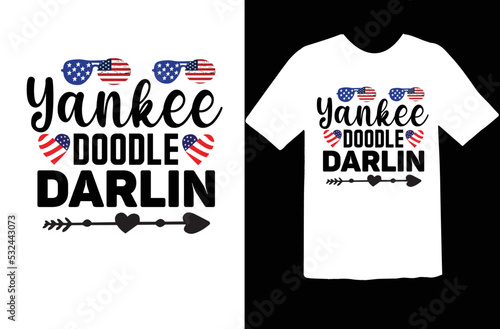 Yankee doodle darlin svg design