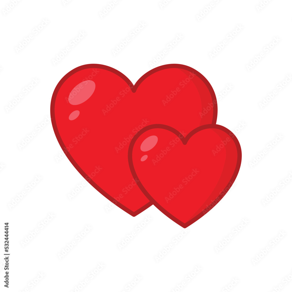 heart - valentine icon vector design template