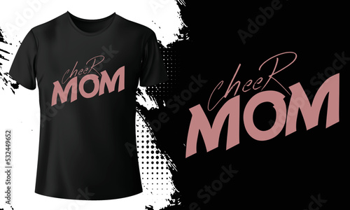 Mom niche typography T shirt design.
