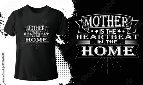 Mom niche typography T shirt design.