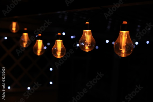 ogrodowe lampki led photo