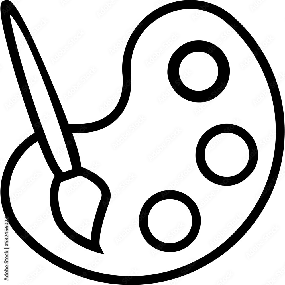 Painting Vector Icon Painting Vector Icon