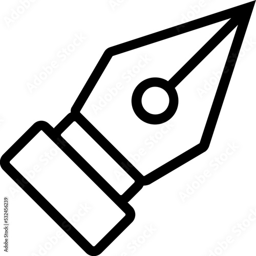 Pen Tip Vector Icon