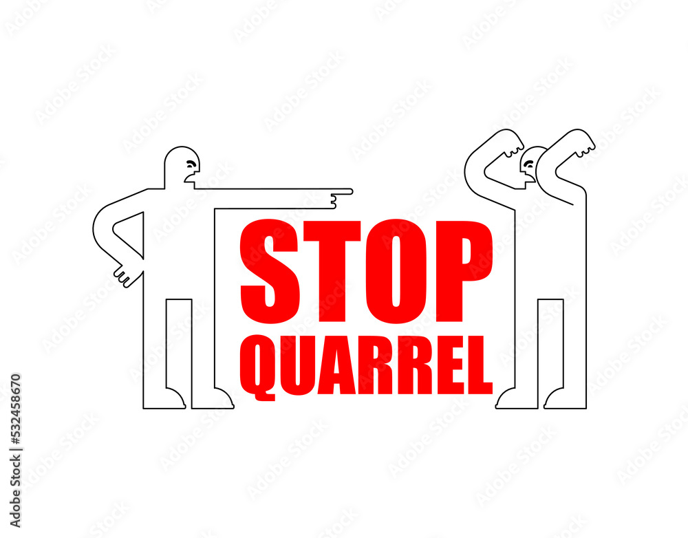 Stop Quarrel Angry People Evil People Fight Stock Vector Adobe Stock stop-quarrel-angry-people-evil-people-fight-stock-vector-adobe-stock