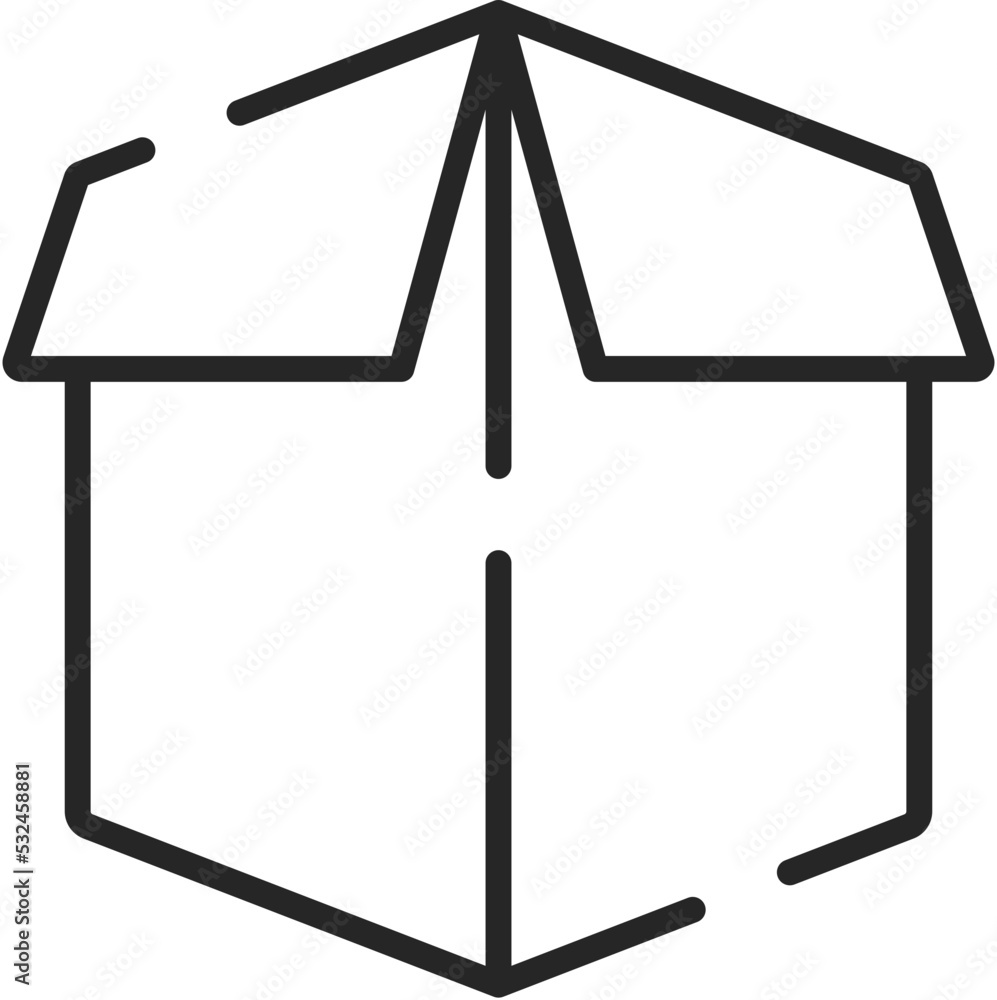 box and packaging icon box and packaging icon