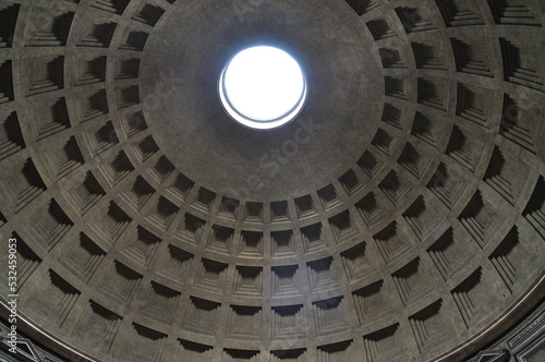The former Roman temple Pantheon in Rome, Italy