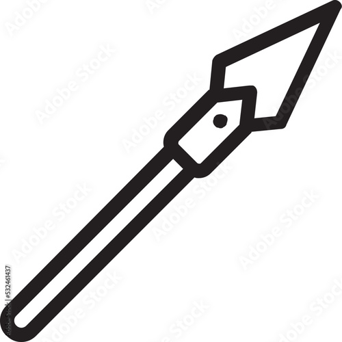 Iron Javelin Vector Icon