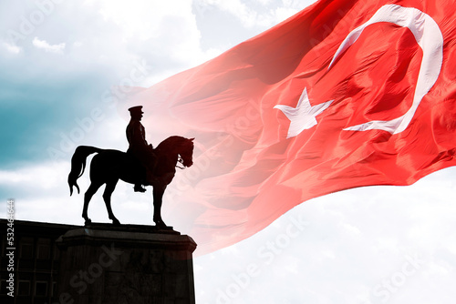 29th october republic day of Turkey background photo. 29 ekim cumhuriyet bayrami photo