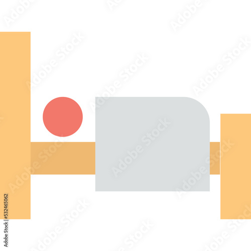 Sleeping Vector Icon 