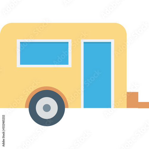 Caravan Vector Icon