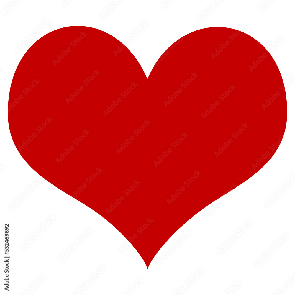 red heart flat icon design | Valentine's day