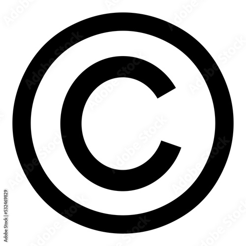 copyright symbol or copyright sign