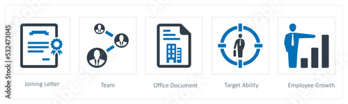 joining letter, team and office document
