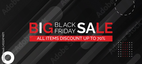 Black friday sale background. Modern luxury design. Universal vector background for poster, banners, flyers, card.	
