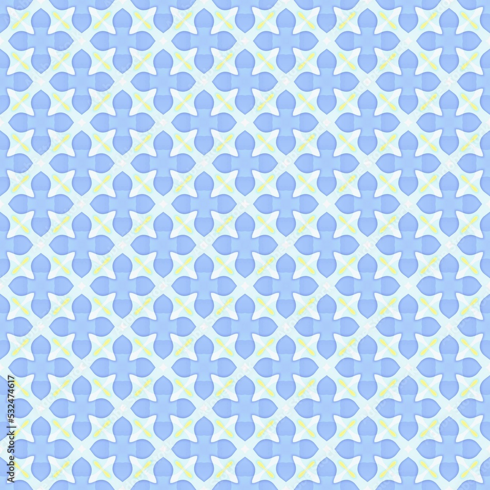 seamless pattern with circles. decoration wallpaper blue background 