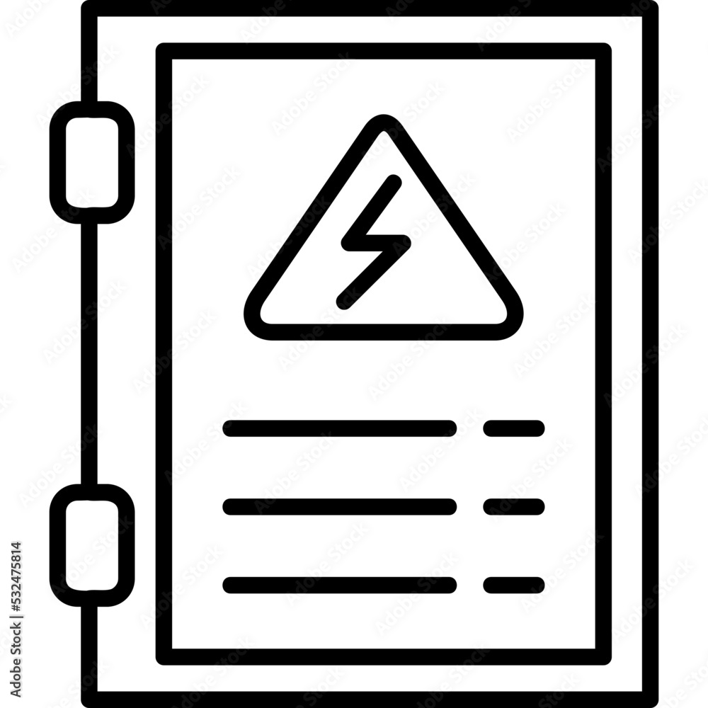 Electrical panel Icon Electrical panel Icon
