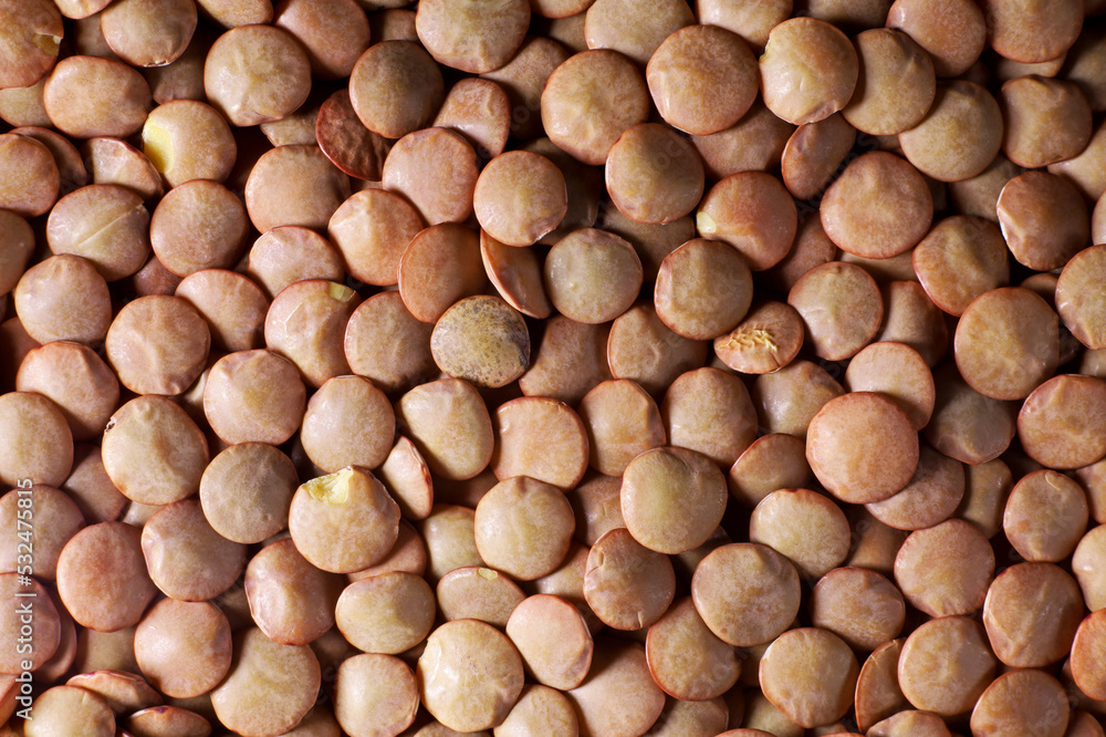 food background with close-up a lot of lentils food background with close-up a lot of lentils