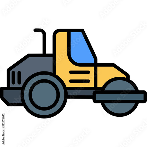 Road roller Icon