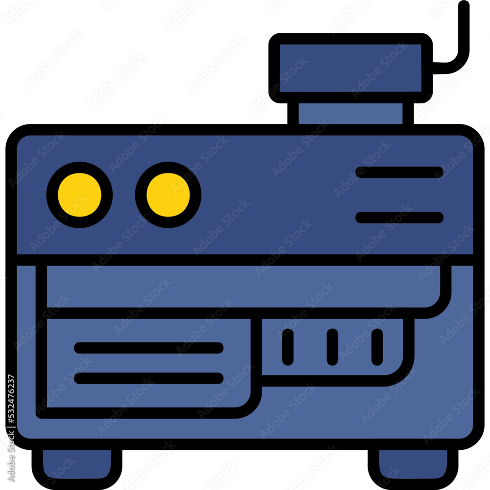 Electric Generator Icon Electric Generator Icon