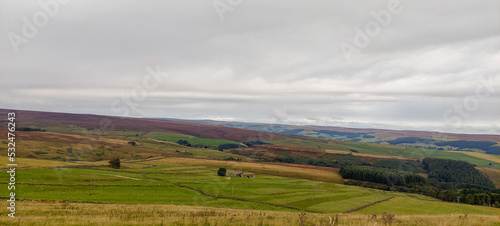 hills of Nidderdale landscape, Yorkshire, England, UK