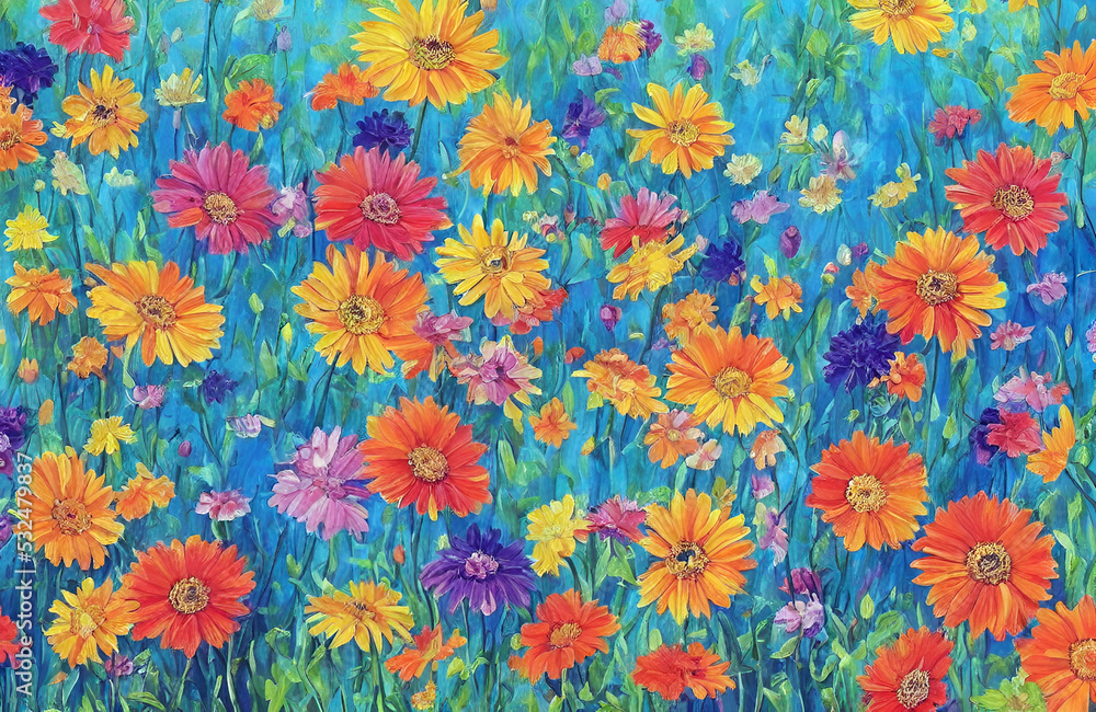 seamless floral pattern with flowers seamless floral pattern with flowers