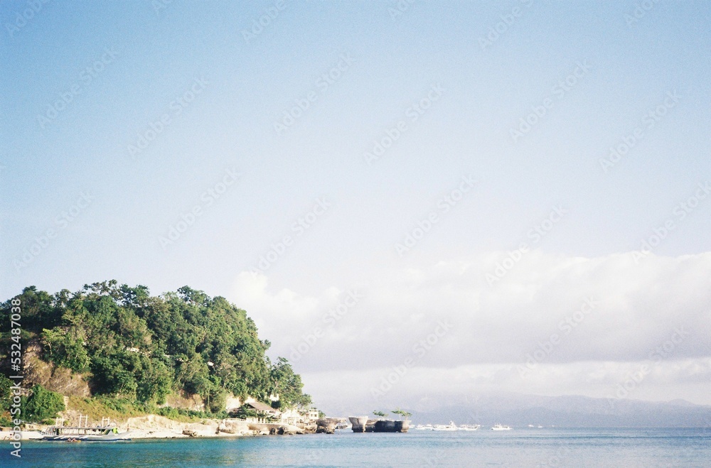 Fototapeta premium boat on the beach
