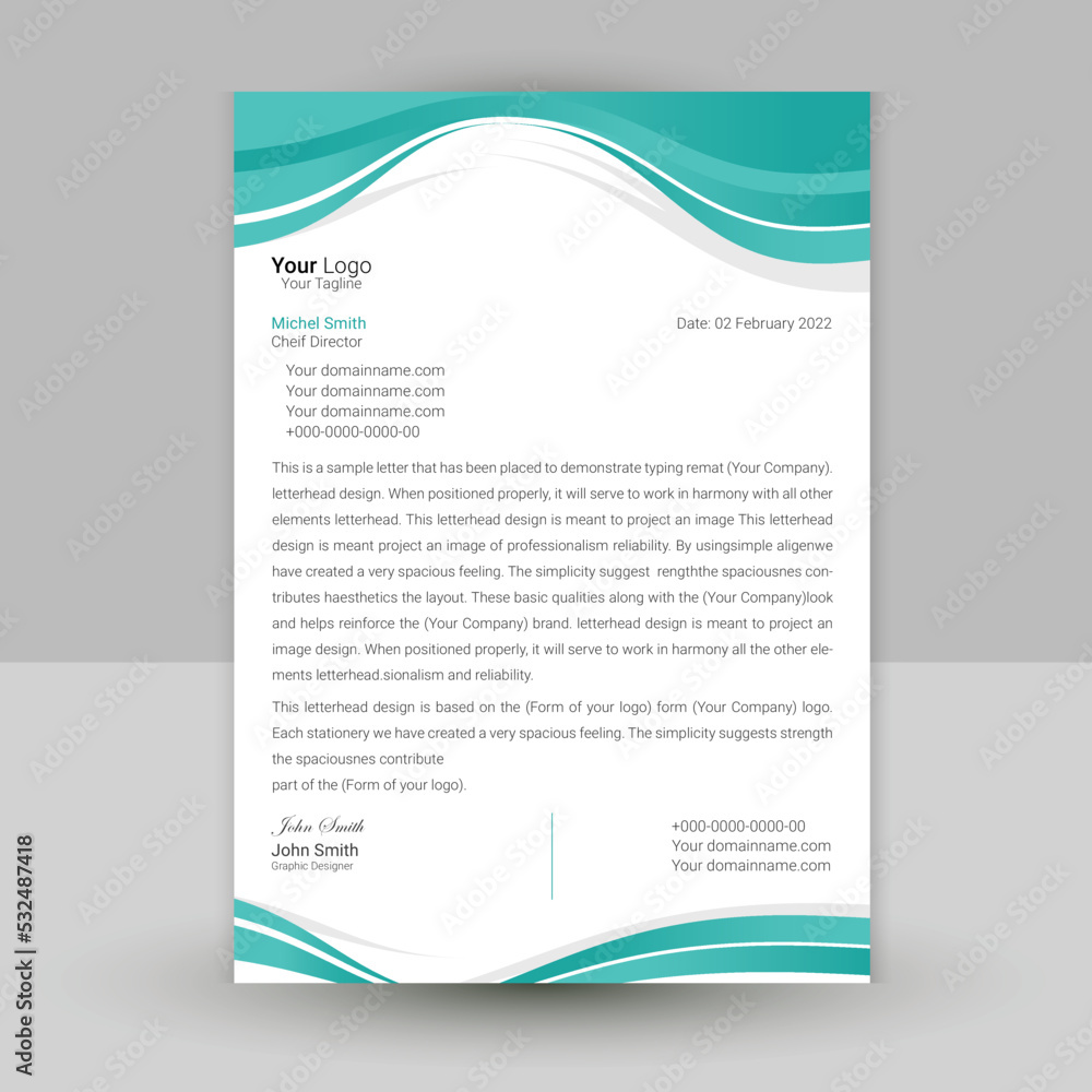 Creative design letterhead design invoice design ideas  design social media design