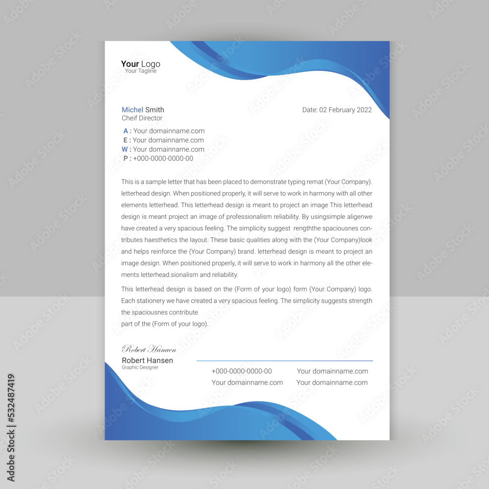 Creative design letterhead design invoice design ideas  design social media design