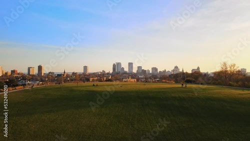 Milwaukee, Wisconsin - Drone Shot