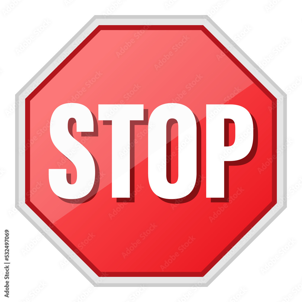 Stop sign icon transparent background Stop sign icon transparent background