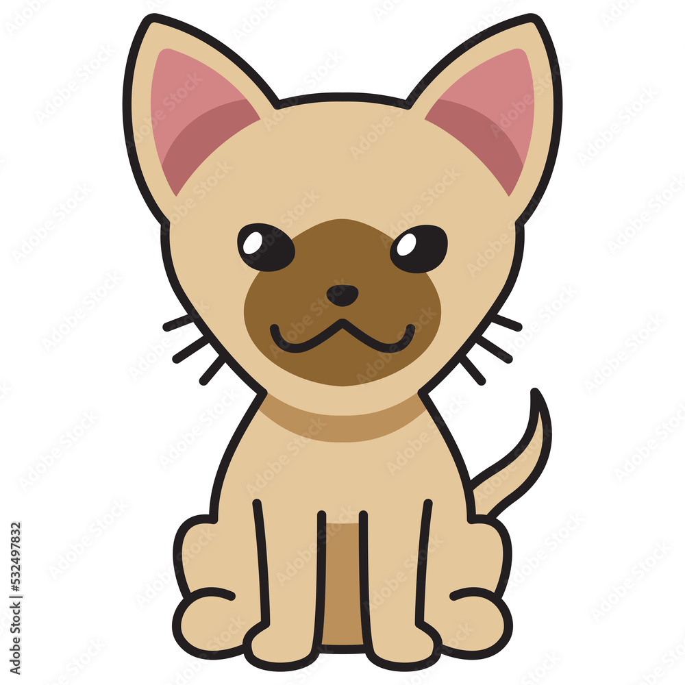 Cartoon character cat for design. Cartoon character cat for design.