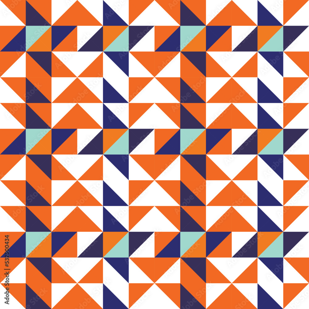 Geometric kids fashion stylized seamless pattern Geometric kids fashion stylized seamless pattern
