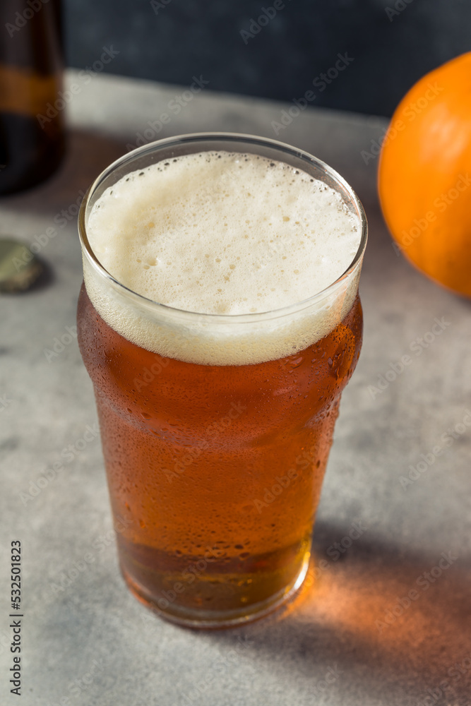Boozy Refreshing Pumpkin Ale Craft Beer Boozy Refreshing Pumpkin Ale Craft Beer