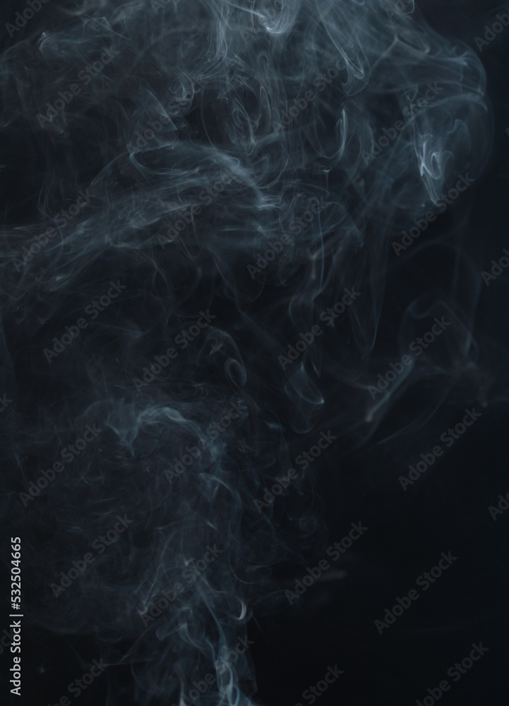 Obraz premium Abstract Smoke on black background