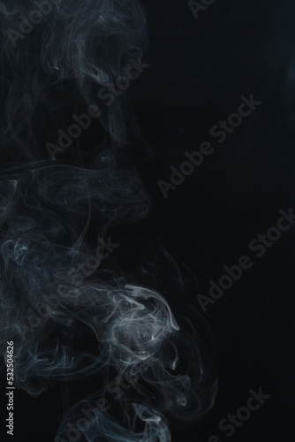 Abstract Smoke on black background