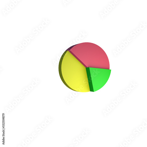 Free Download pie chart 3d icon  - GFXLoad