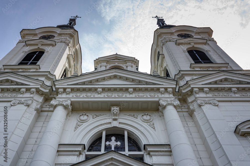 The Orthodox Cathedral of St. Nicholas with its baroque bell towers in Sremski Karlovci, Serbia The Orthodox Cathedral of St. Nicholas with its baroque bell towers in Sremski Karlovci, Serbia