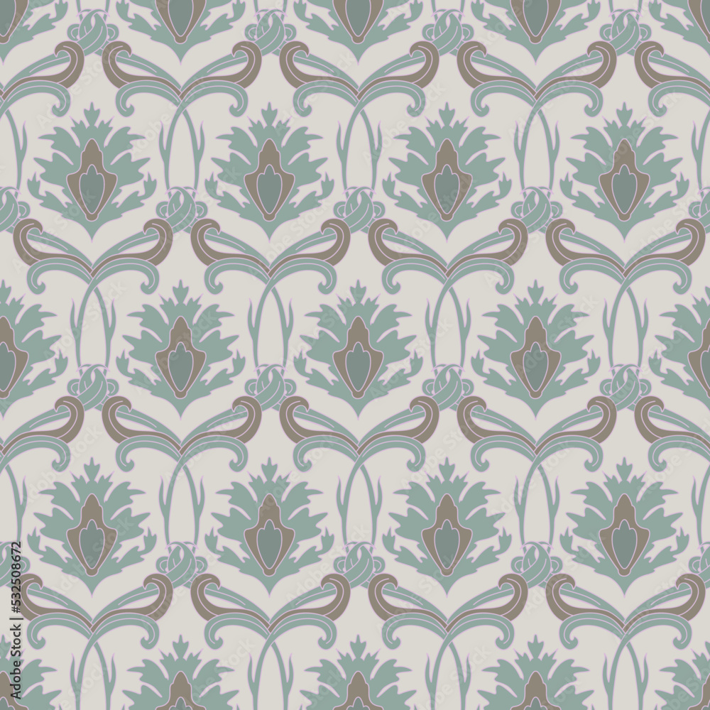 Victorian Seamless Pattern Victorian Seamless Pattern