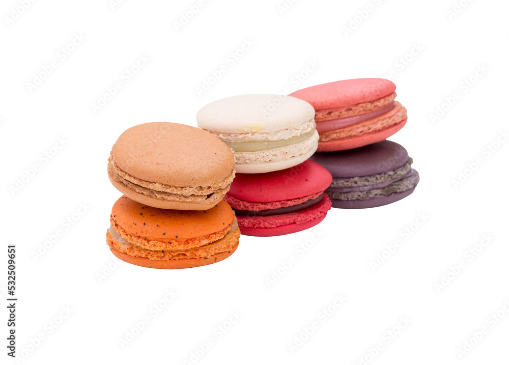 Macarons isolated Macarons isolated