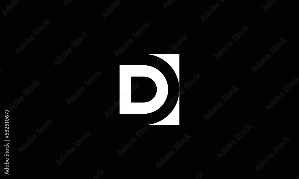 initial letter D logo design template initial letter D logo design template