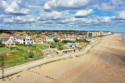 aerial view of Bexhill on sea, England