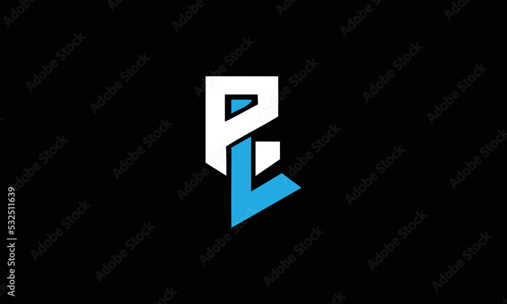 EL Initial Letter Logo Vector element. Initial logo template EL Initial Letter Logo Vector element. Initial logo template
