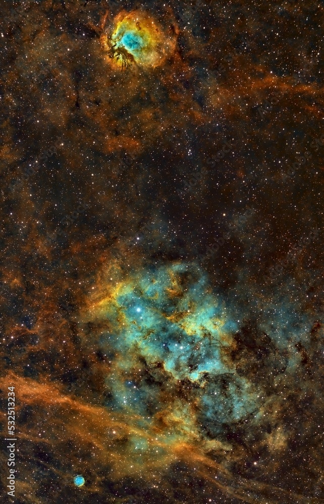 SH2-115 Emission Nebula