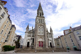 Basilica Saint Nicolas a neo-gothic church in Nantes, France