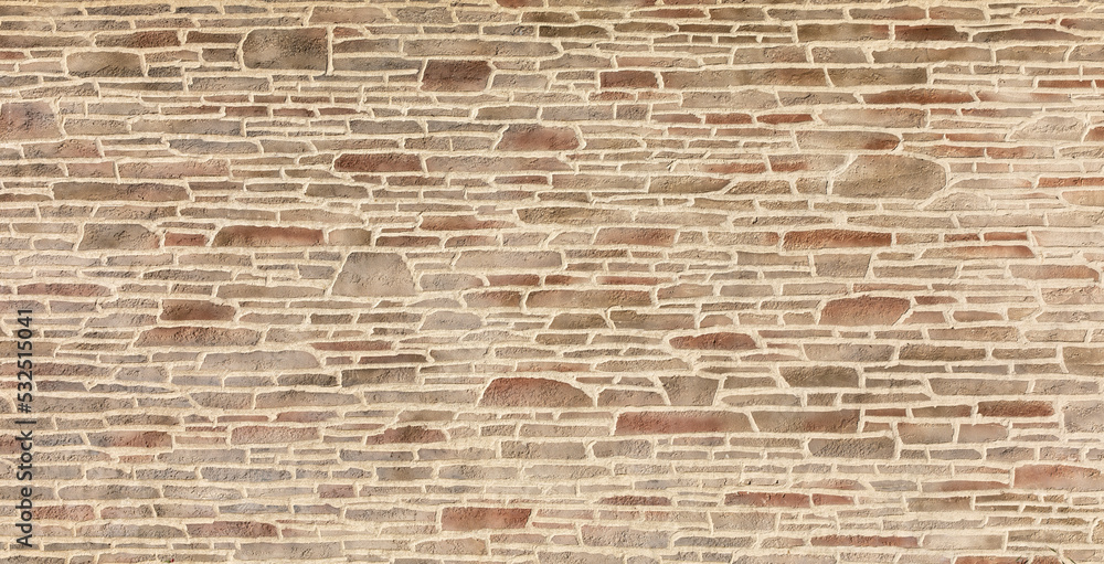 Vieux mur en pierre apparente d'une maison de campagne en France. Vieux mur en pierre apparente d'une maison de campagne en France.