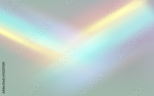 Rainbow highlights on a black background.Glare or reflection from water and glass.Glittering particles for social media backgrounds, product presentations, photo shots.